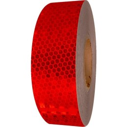 TAŚMA ODBLASKOWA CZERWONA PLASTER 50MM/5M