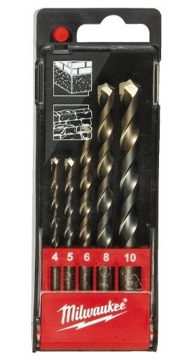 ZESTAW WIERTEŁ DO BETONU 5 EL.