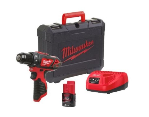 WIERTARKO-WKRĘTARKA AKUMULATOROWA M12BDD-201C 1*2.0AH