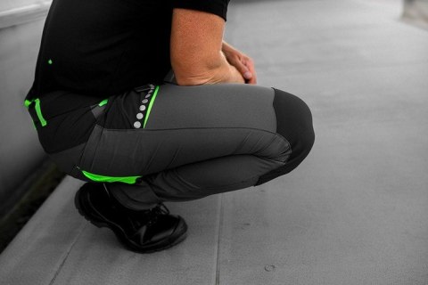 SPODNIE ROBOCZE DO PASA PREMIUM CZARNE ROZMIAR XXL