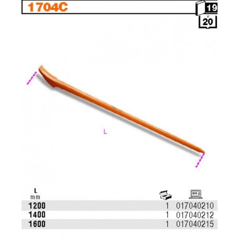 ŁOM DWUSTRONNY 1600MM