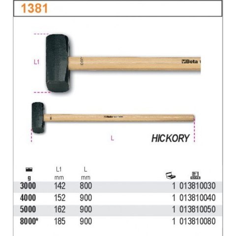 MŁOTEK DWUOBUCHOWY 5000G