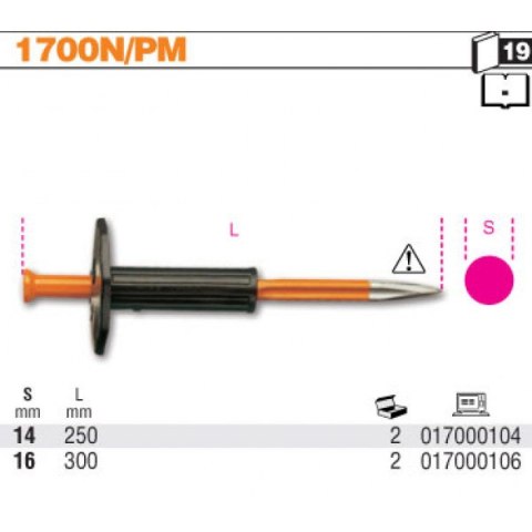 PRZEBIJAK Z OCHRANIACZEM 250MM