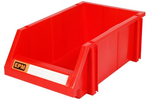 SKRZYNKA MAGAZYNOWA CZERWONA NR1 195/120/95MM