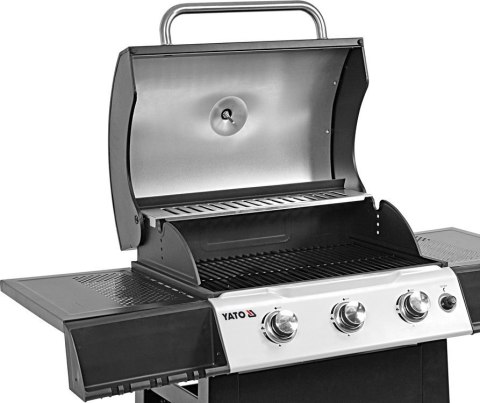 GRILL GAZOWY 3 PALNIKI 9KW LED