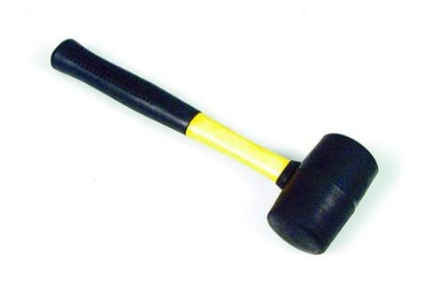 MŁOTEK GUMOWY TRZONEK WŁÓKNO 1200G