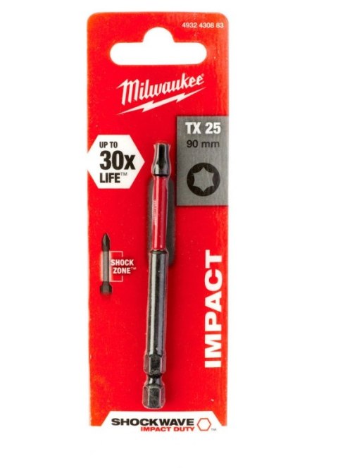 BIT, GROT, KOŃCÓWKA TORX TX25 90MM 1 SZT.