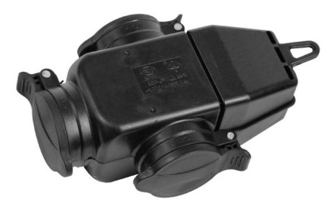 ROZGAŁĘŻNIK POTRÓJNY GUMOWY Z/UZ IP44