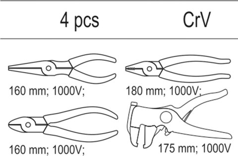 WKŁAD DO SZUFLADY ZESTAW SZCZYPIEC 4CZ.