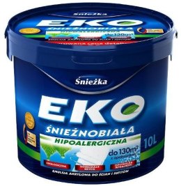 EMULSJA AKRYLOWA WEWNĘTRZNA EKO-ŚNIEŻKA BIAŁA 1L
