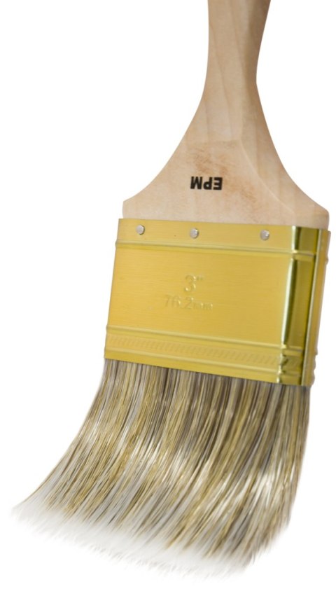 PĘDZEL ANGIELSKI PŁASKI WOOD 63MM - 2,5'