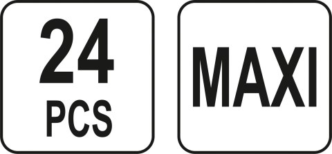 ZESTAW 24 BEZPIECZNIKÓW PŁYTKOWYCH MAXI