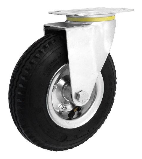 KOŁO PNEUMATYCZNE METAL-GUMA 225MM OBUDOWA SKRĘTNA 2252M