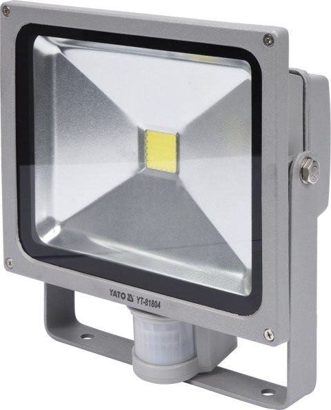 REFLEKTOR DIODOWY Z CZUJNIKIEM RUCHU 30W 2100LM COB