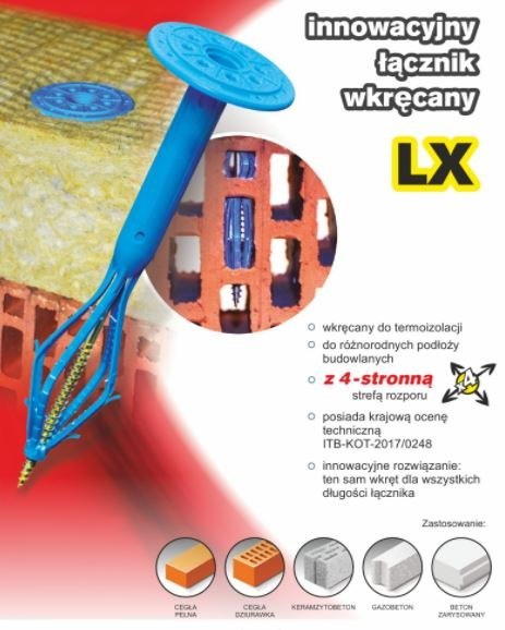 KOŁEK DO TERMOIZOLACJI LX 10*180MM