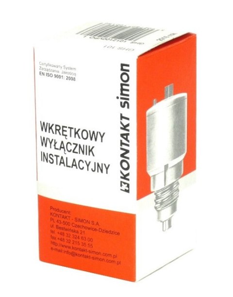 WYŁĄCZNIK NADMIAROWY WKRĘTKOWY S101S L20A