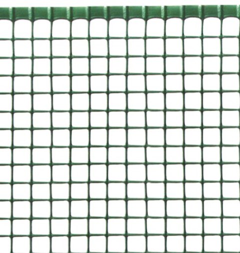 SIATKA PVC KWADRA 20 OCZKO 15MM 1.0M*50MB BRĄZOWA