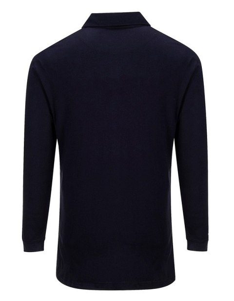 KOSZULKA POLO TRUDNOPALNA, ANTYSTATYCZNA FR10 GRANATOWA M