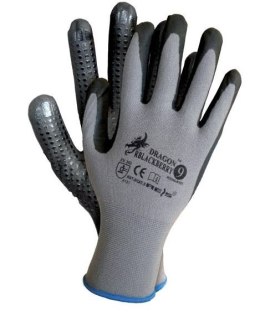 RĘKAWICE LYCRA+NYLON POWLEKANE NITRYLEM RBLACKBERRY ROZM. 9