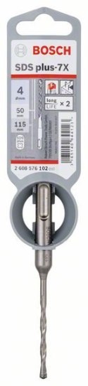 WIERTŁO DO MŁOTKÓW SDS+ 7X 4.0*50/115MM