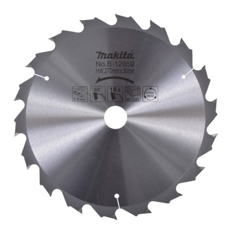 PIŁA SPIEKOWA DO DREWNA 270*30 18Z