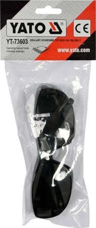 OKULARY OCHRONNE SZARE