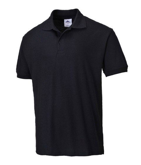 KOSZULKA POLO NAPLES, B210 CZARNA ROZMIAR L