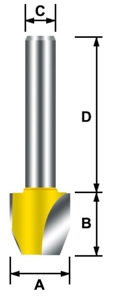 FREZ DO POWIERZCHNI BOCZNYCH 12.7