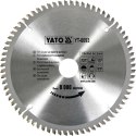 TARCZA WIDIOWA DO ALUMINIUM 210*30MM 72 ZĘBY
