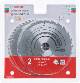 TARCZA PILARSKA 190*30/48 T 2 SZT.