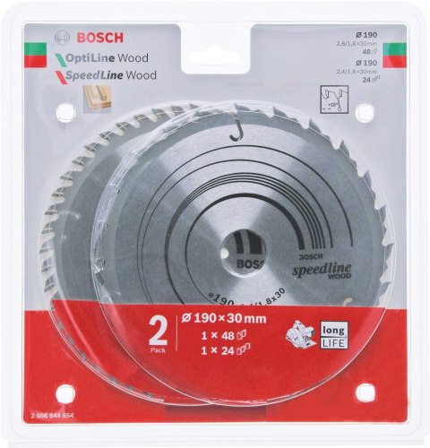 TARCZA PILARSKA 190*30/48 T 2 SZT.