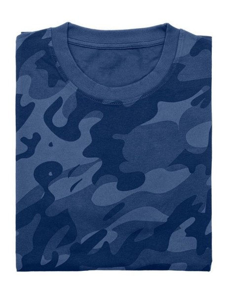 T-SHIRT ROBOCZY CAMO NAVY, ROZMIAR L