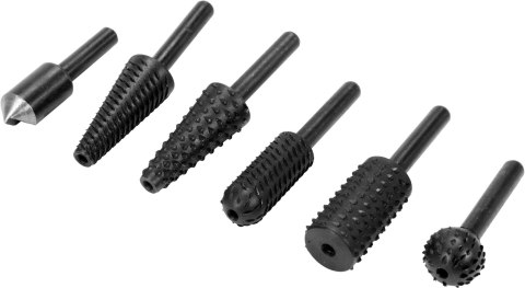FREZY DO METALU I DREWNA 6-15 MM 6 SZT.