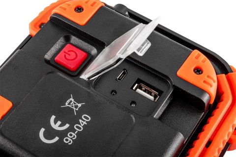 NAŚWIETLACZ AKUMULATOROWY 750+250LM COB