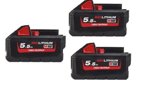 ZESTAW POWERPACK 18V M18FPP3M-553P 3*5.5AH