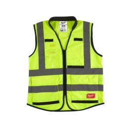 KAMIZELKA ODBLASKOWA PREMIUM ŻÓŁTA S/M
