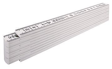 MIARKA SKŁADANA 1M, 1104 STABILA BIAŁA