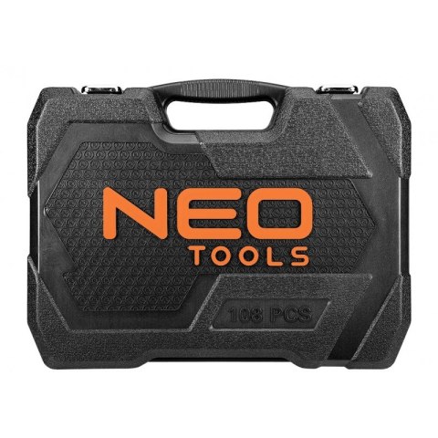 ZESTAW KLUCZY NASADOWYCH 1/2'',1/4'' 108 CZĘŚCI