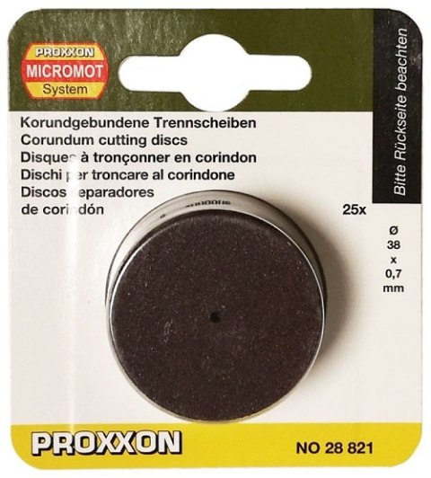 TARCZA TNĄCA KORUNDOWA 38MM, 25SZT.