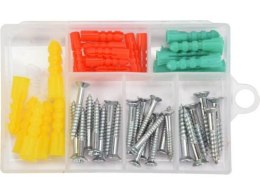 ZESTAW WKRĘTÓW I KOŁKÓW ROZPOROWYCH 52 SZT.